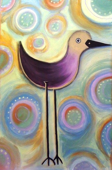 Dream Bird - Print on Canvas Paper