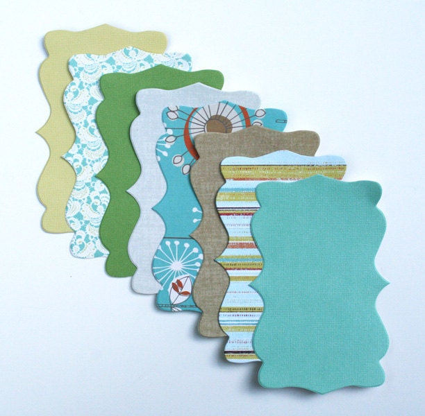 Decorative die cut Shapes "Happiness" (8)