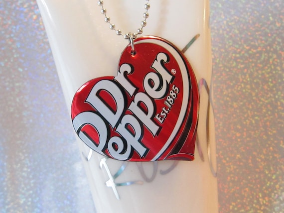 Dr. Pepper Pop Can Necklace Cute Teen Jewelry