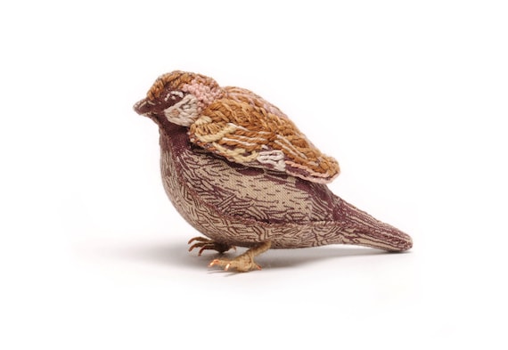 Sparrow Small Fabric Bird