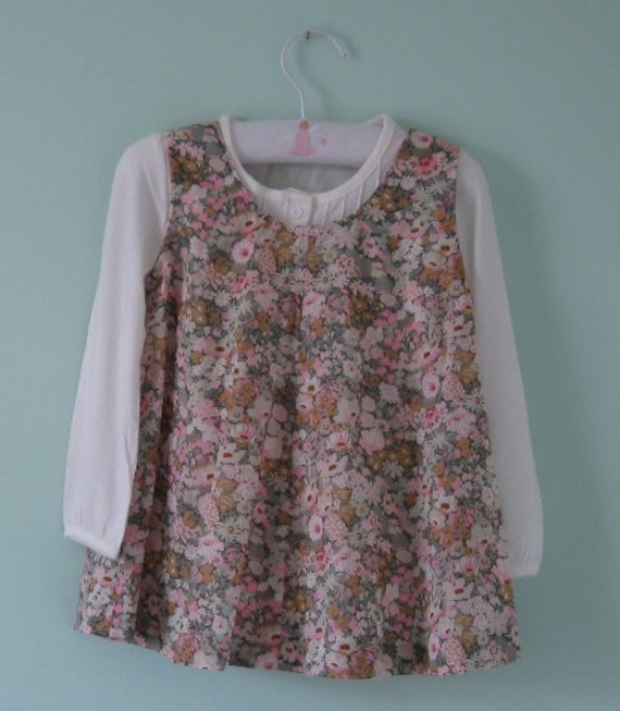 Beautiful liberty lawn jumper to suit a one year old little girl