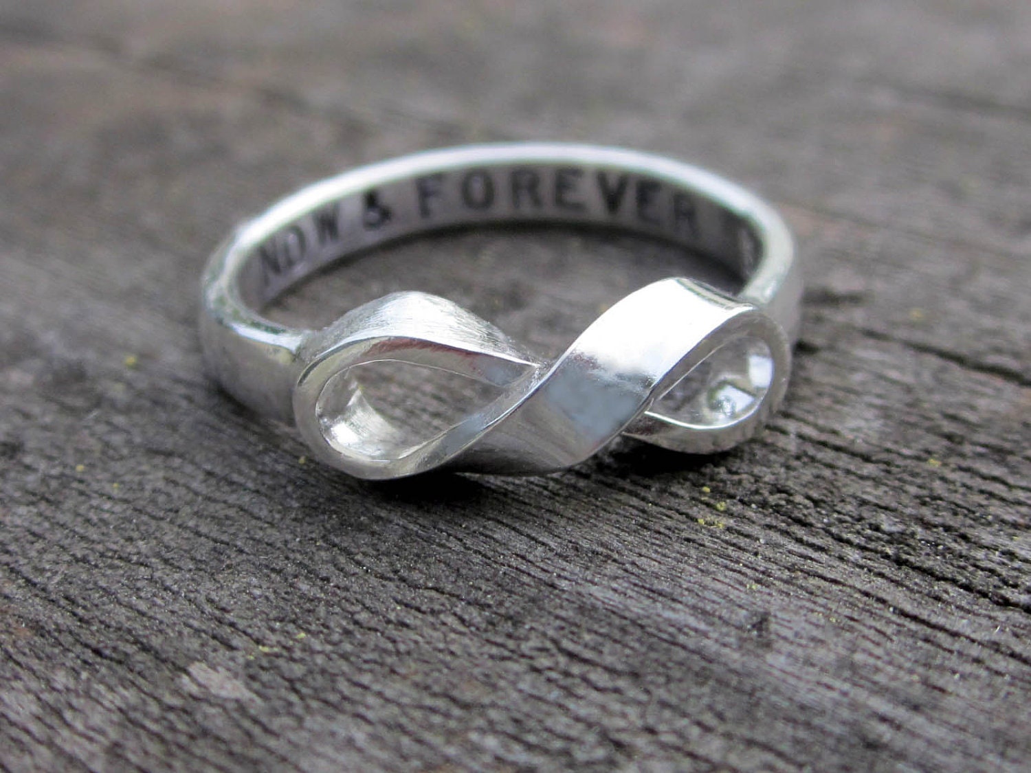 NOW & FOREVER Infinity Ring exclusively by donnaodesigns