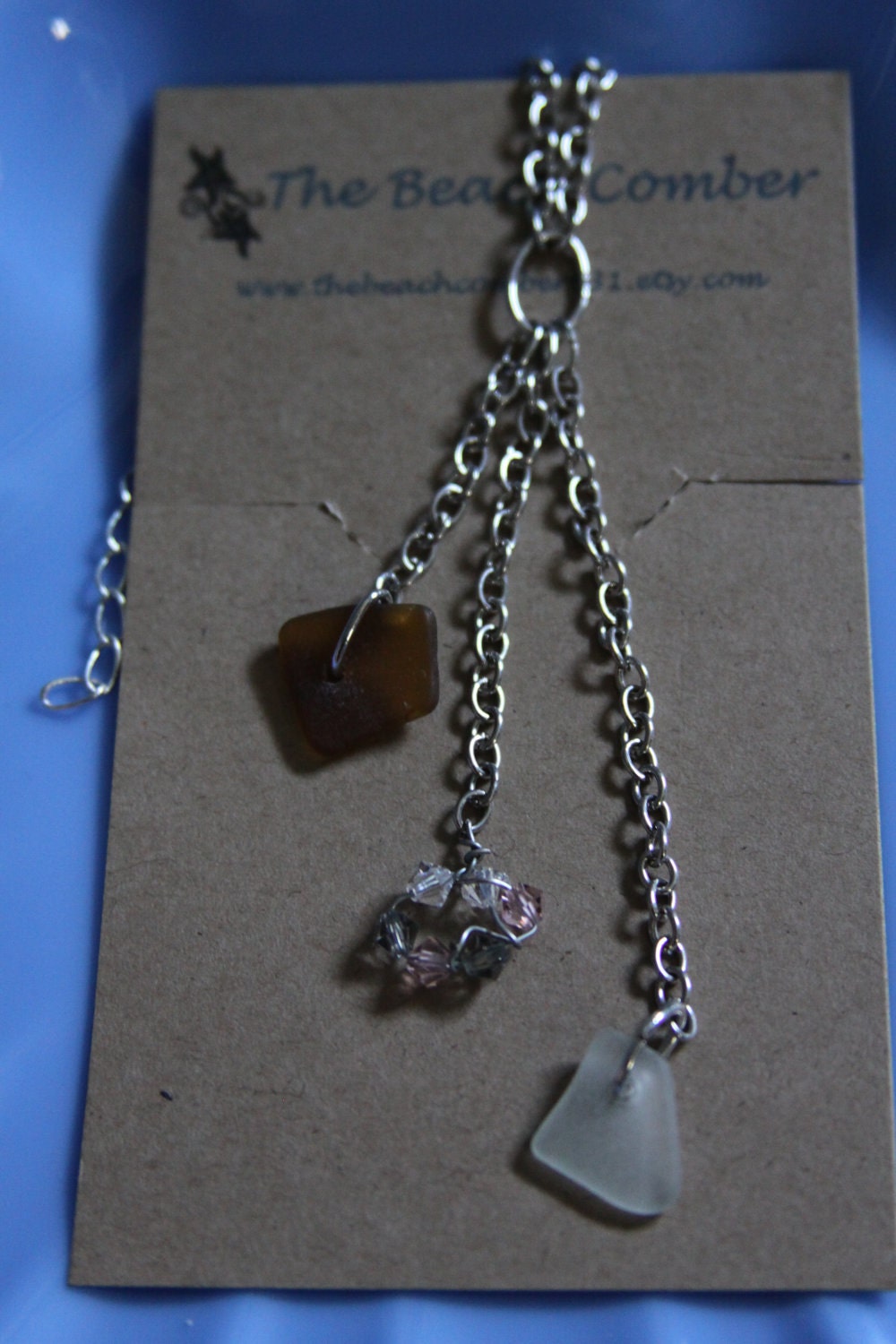 Layered Cake Sea Glass Necklace