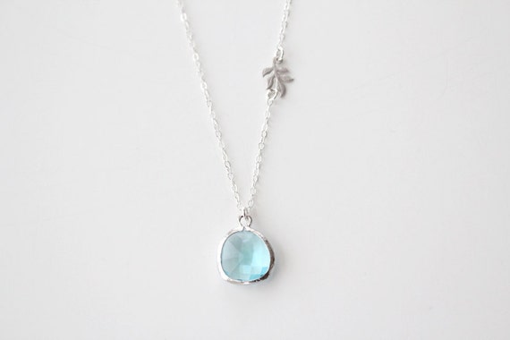 Something New and Blue Necklace - Silver