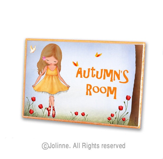 African american girl personalized door sign , children wall art , kids wall decor, kids door signs