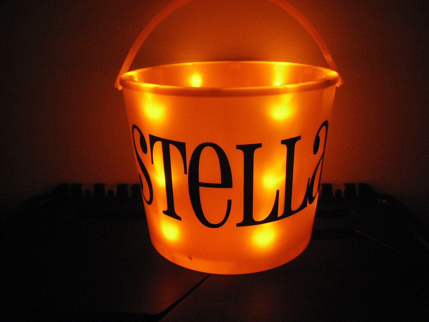 Light Up Personalized Halloween Bucket