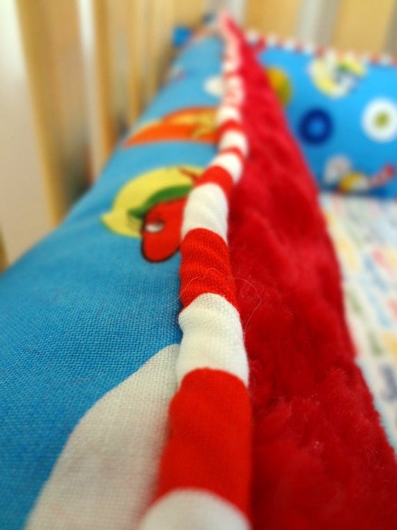 Add Piping to your Custom Crib Bumpers.