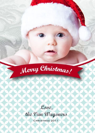 DIY Printable-Christmas Card- Sweet Diamond/Snowflake 5x7