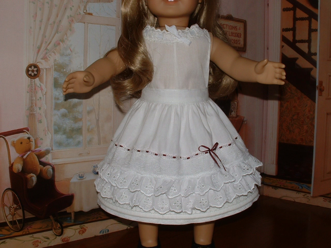 American Girl doll Civil War Era Corded Petticoat 1850s pre-crinoline