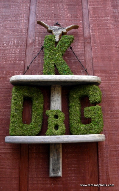 312 Woodland Moss letters Wedding Decorpersonalize your wall or 