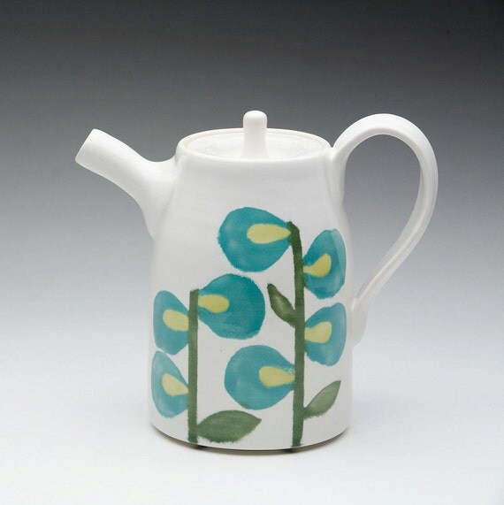 Turquoise Stem Teapot: Liz & Alex Wedding Registry