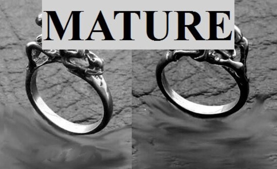 Mature Gay 69 Ring Solid Sterling Silver Free Shipping From erotic