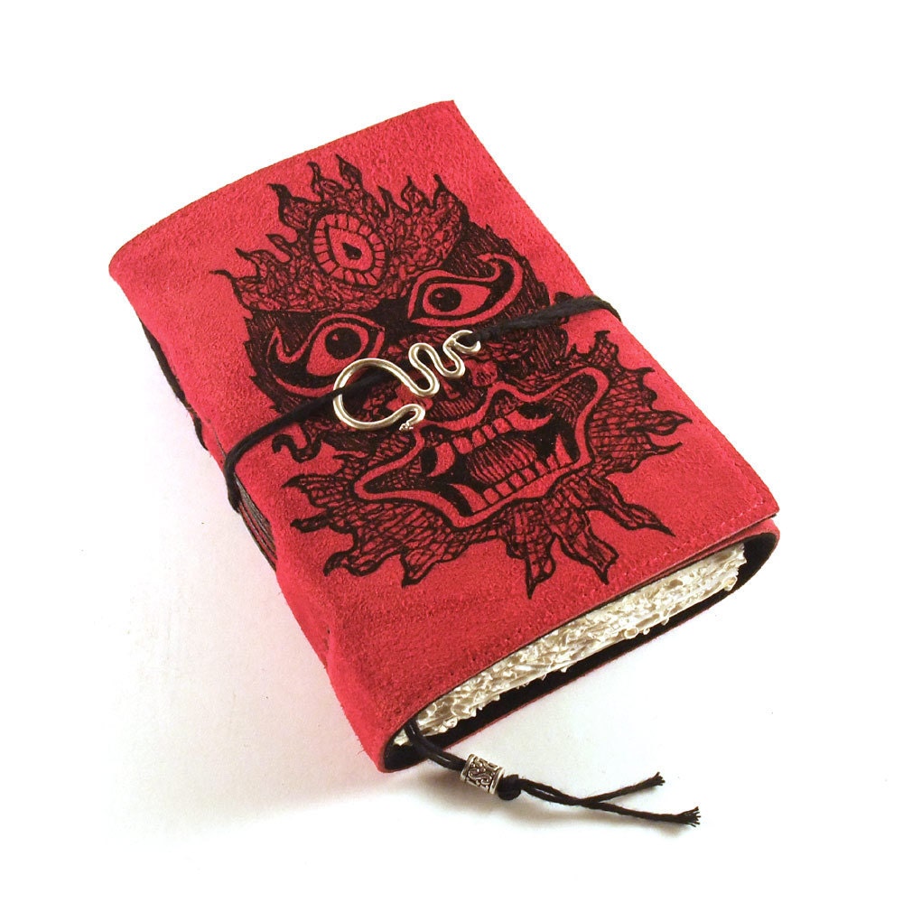 Leather Journal, Notebook, Diary,  ASIAN DRAGON