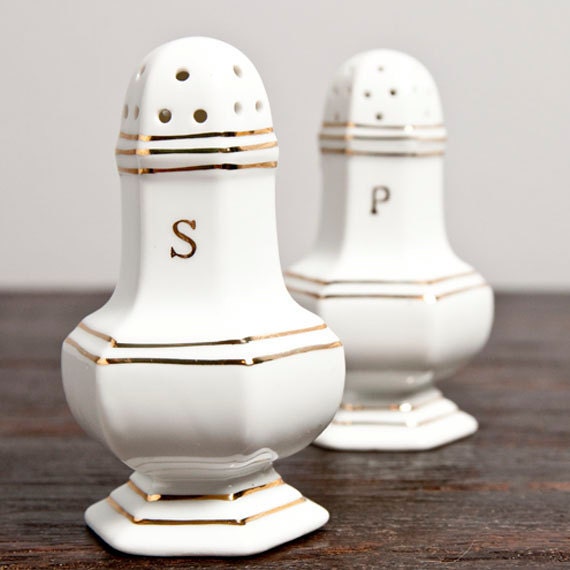 Salt and Pepper Shakers Fine China