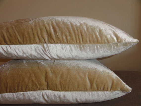 Beautiful custom pillows   silk, velvet  in silver , gold  colour