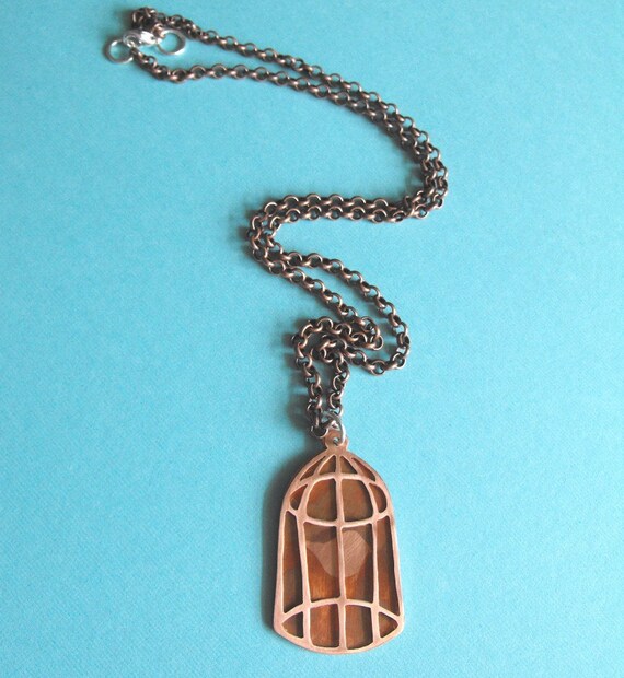 birdcage necklace