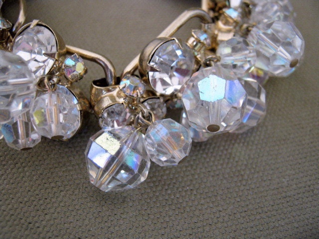 Vintage Bracelet Delizza Elster Juliana Crystal Rhinestone