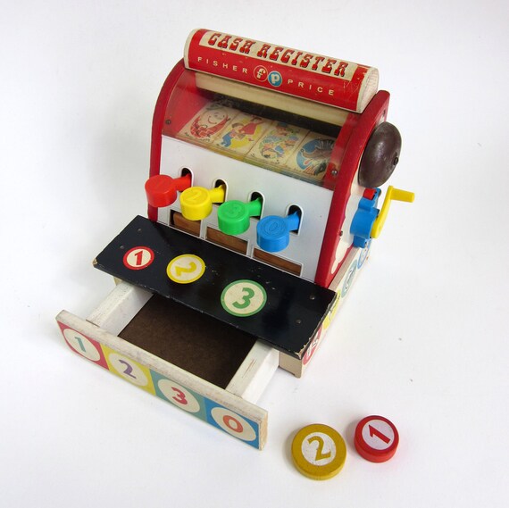 Fisher Price Cash Register 60s / Great Condition