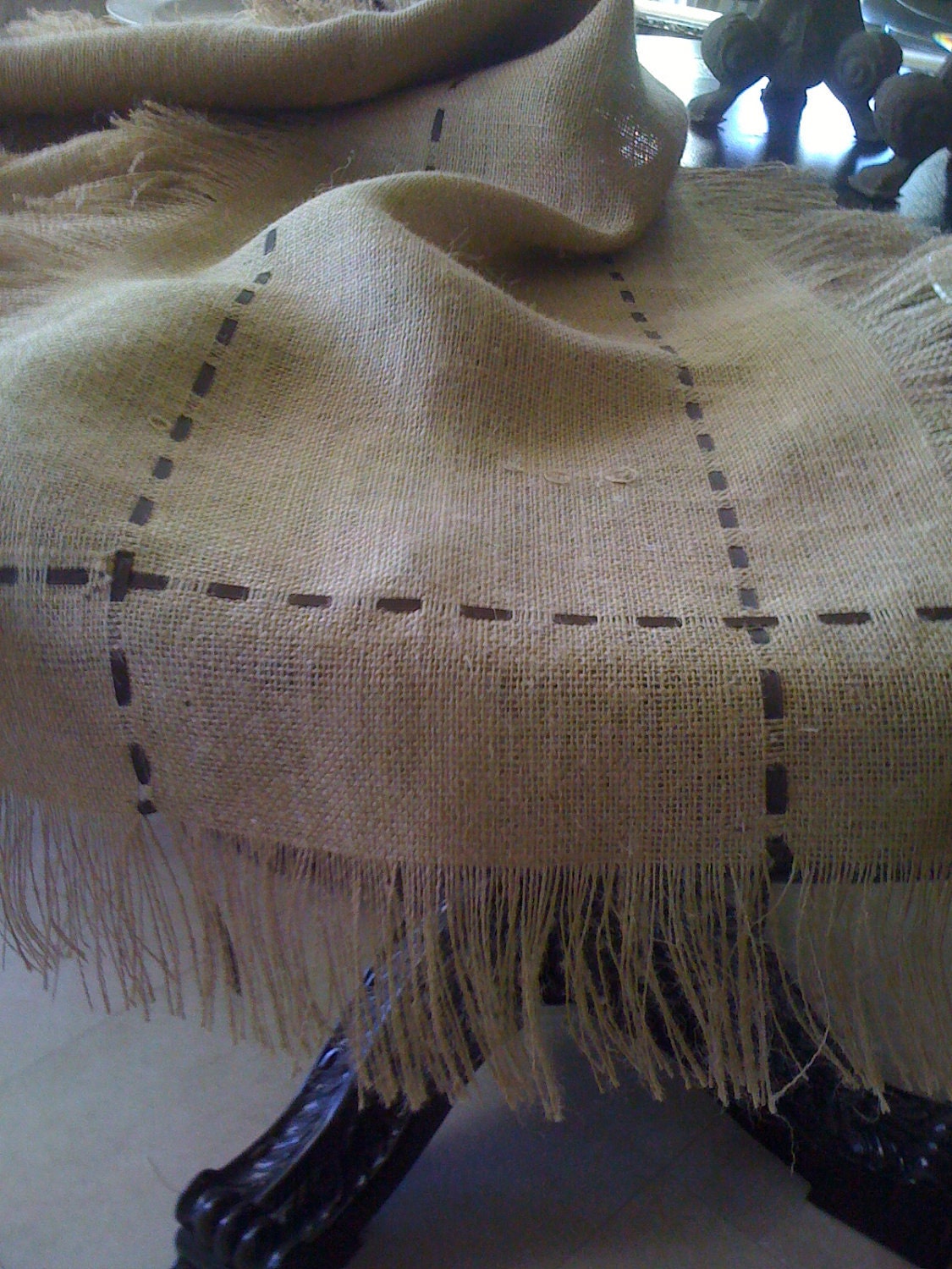 Organic Burlap Runner
