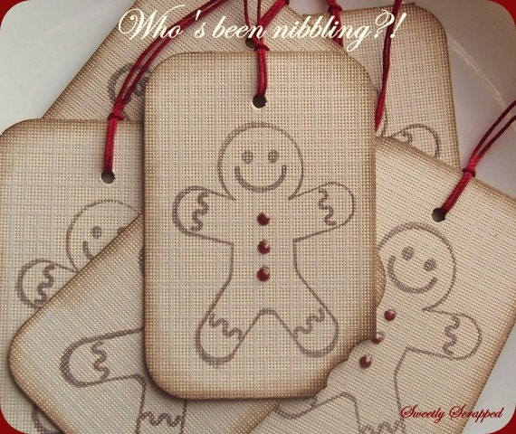 12 Gingerbread Man with Gumdrop Buttons - Baking, Christmas, Cookies