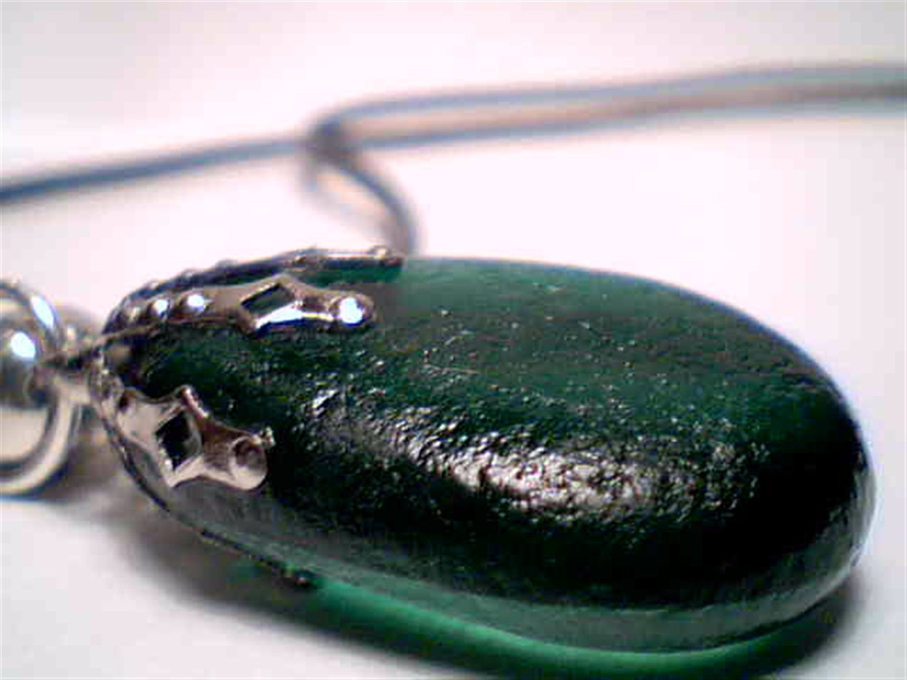 Mixed beach sea glass from two tone greens pendant jewelry handmade necklace
