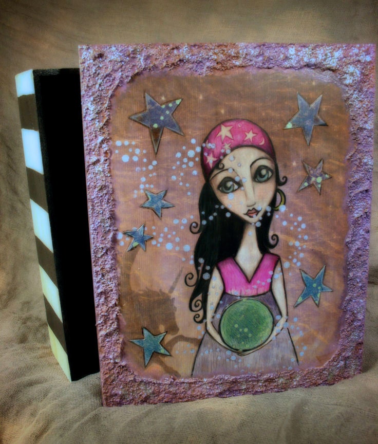 Special of the Day - The Gypsy That I Was - Mixed Media Wooden Box