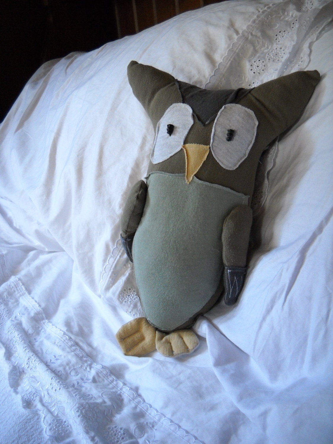 Eldridge - Plush Owl / Decorative Pillow 12 inches