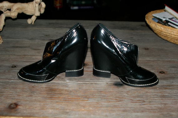 Chloe Patent Leather Wedges, practically new with original dustbag, Size 38
