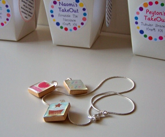 Craft Kit For Girls - So Sweet Scrabble Tile Necklace