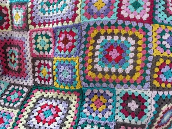 Granny square gipsy brown