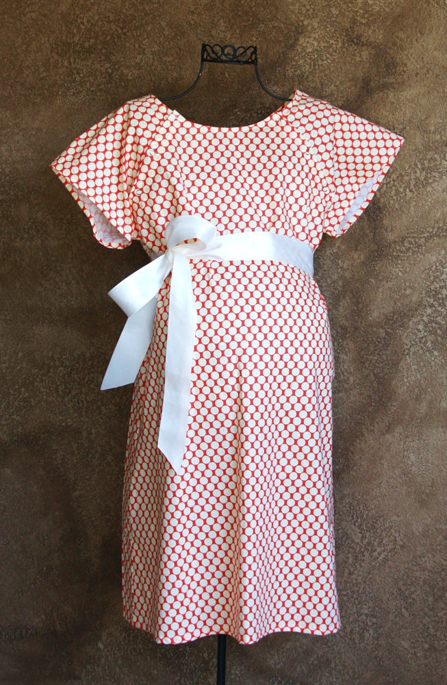 Red Dot Delivery Gown-