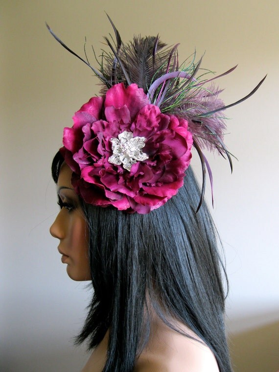 Plum Passions: Hair Fascinator