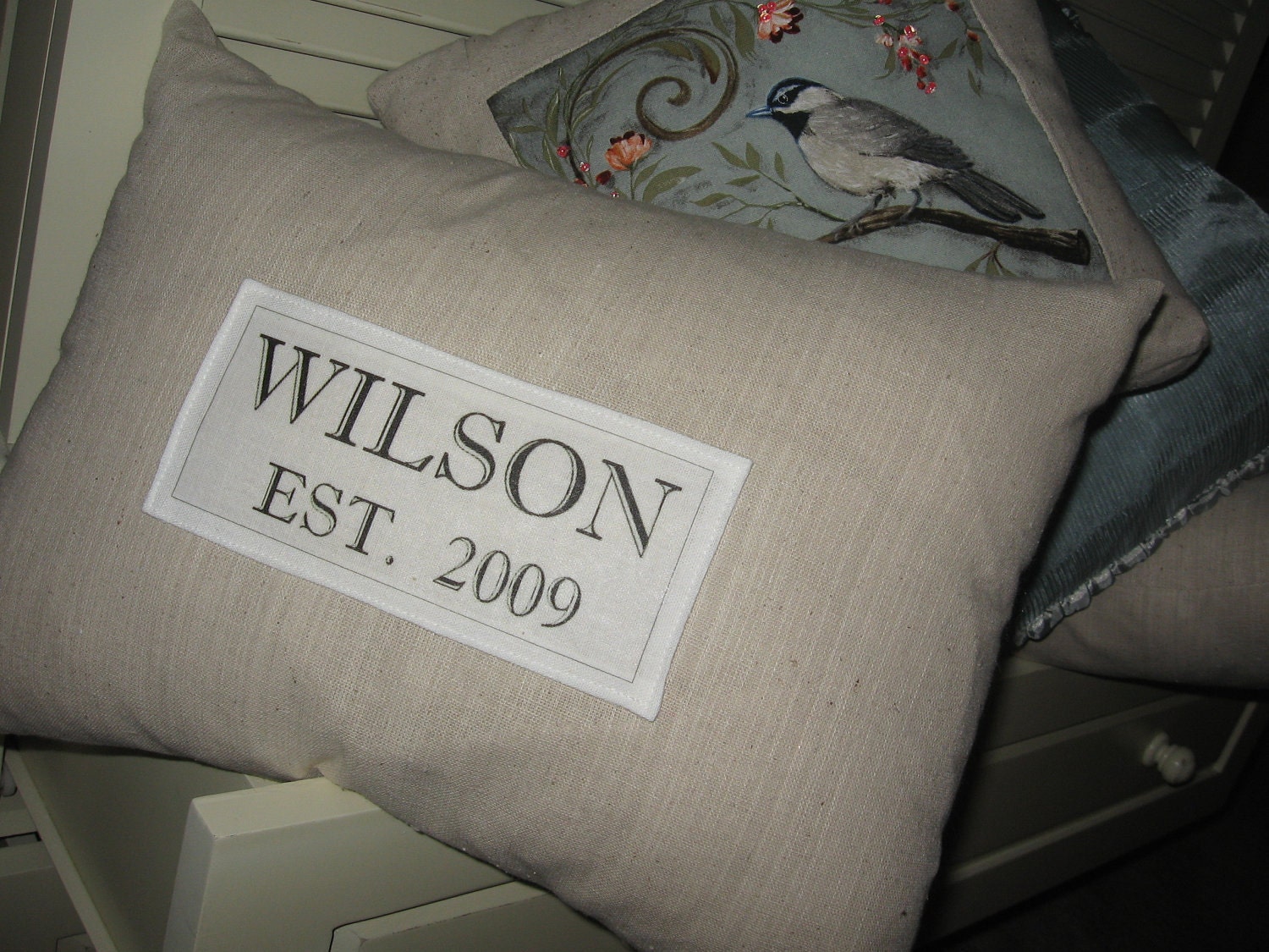 Custom Established Wedding, Anniversary, Housewarming Date Pillow
