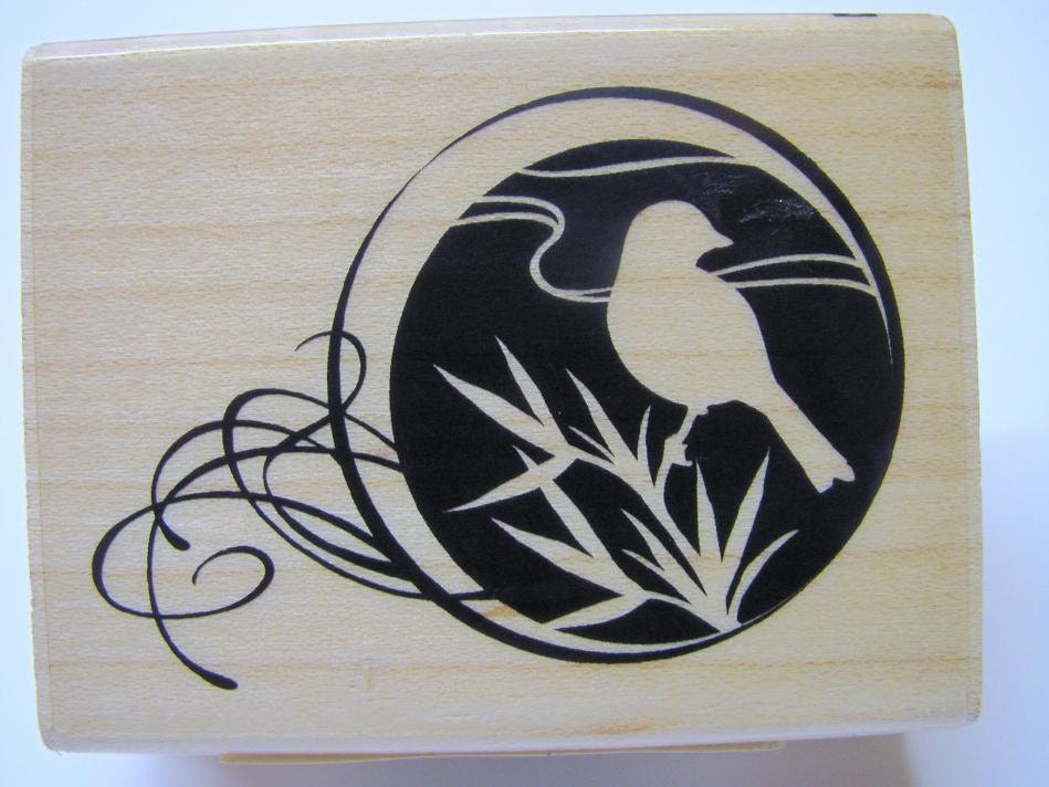 Brand New Beautiful Bird Rubber Stamp