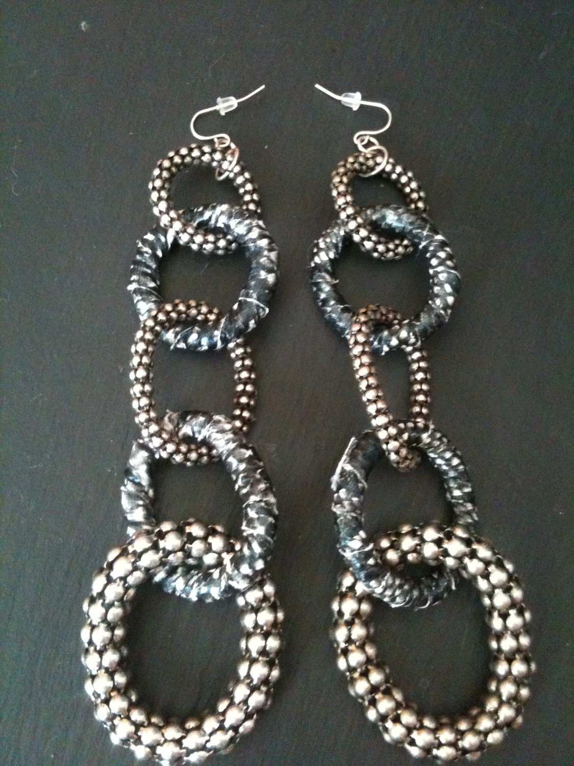 Locked Up Chain Earrings