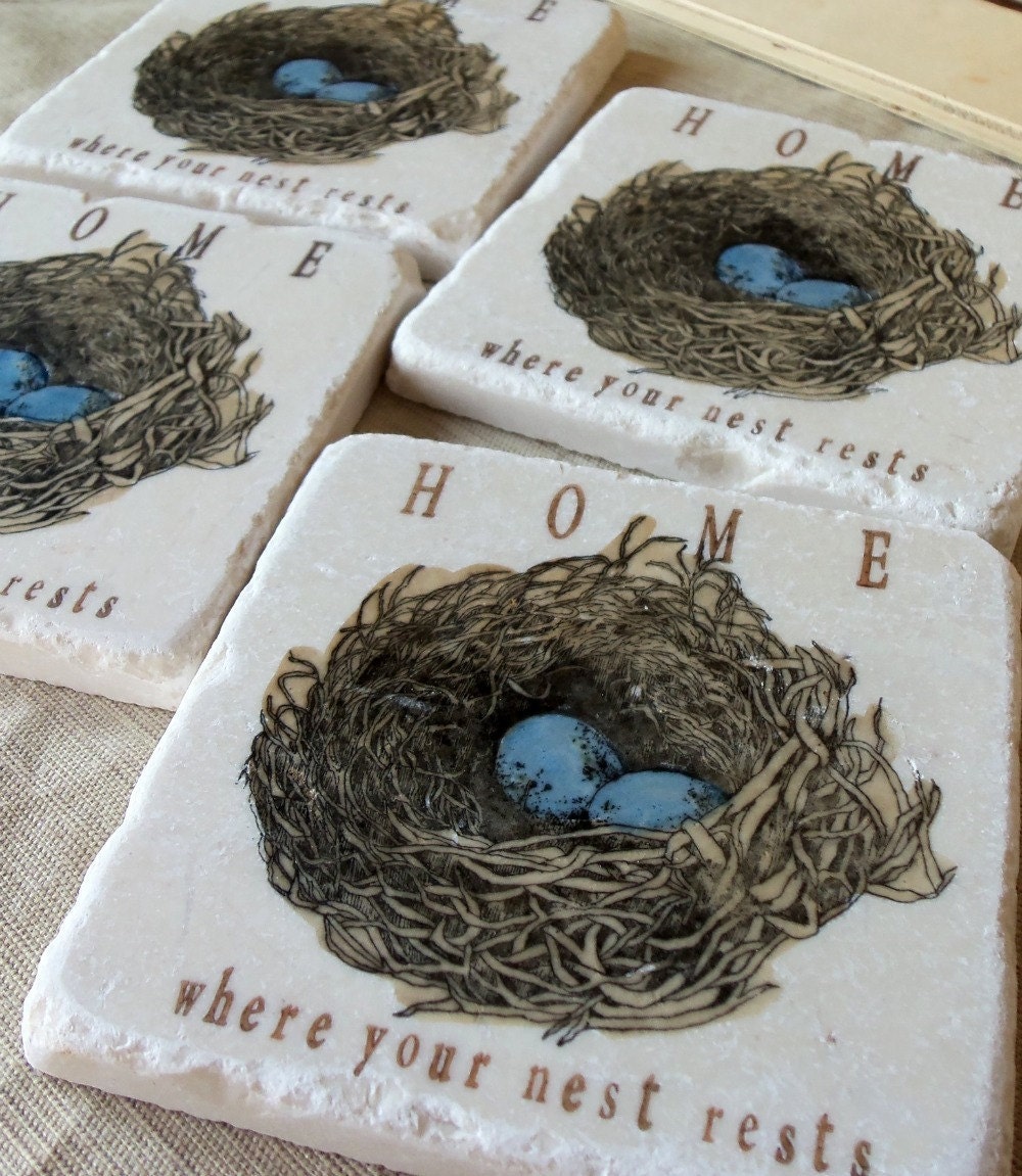 Mix and Match 4 Tile Coasters of Your Choice, Personalization Available