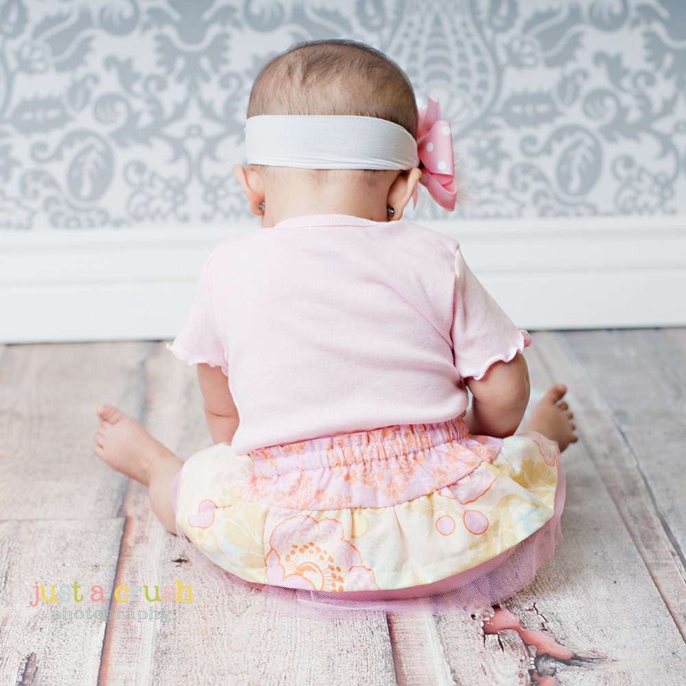 Baby Pattern, PDF Sewing Pattern, The Baby Tutu Skirt 0-12m, girls easy sew