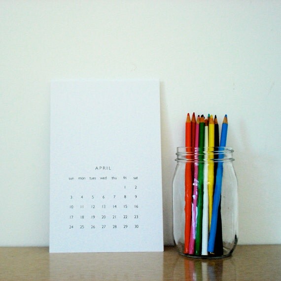 Blank Printable 2012 Calendar Template - Do It Yourself - PDF Digital File
