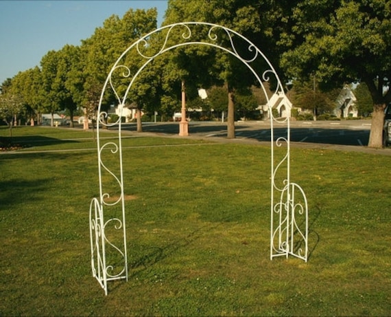 Wedding or Special Event Arch stands seven foot tall at the walk through 