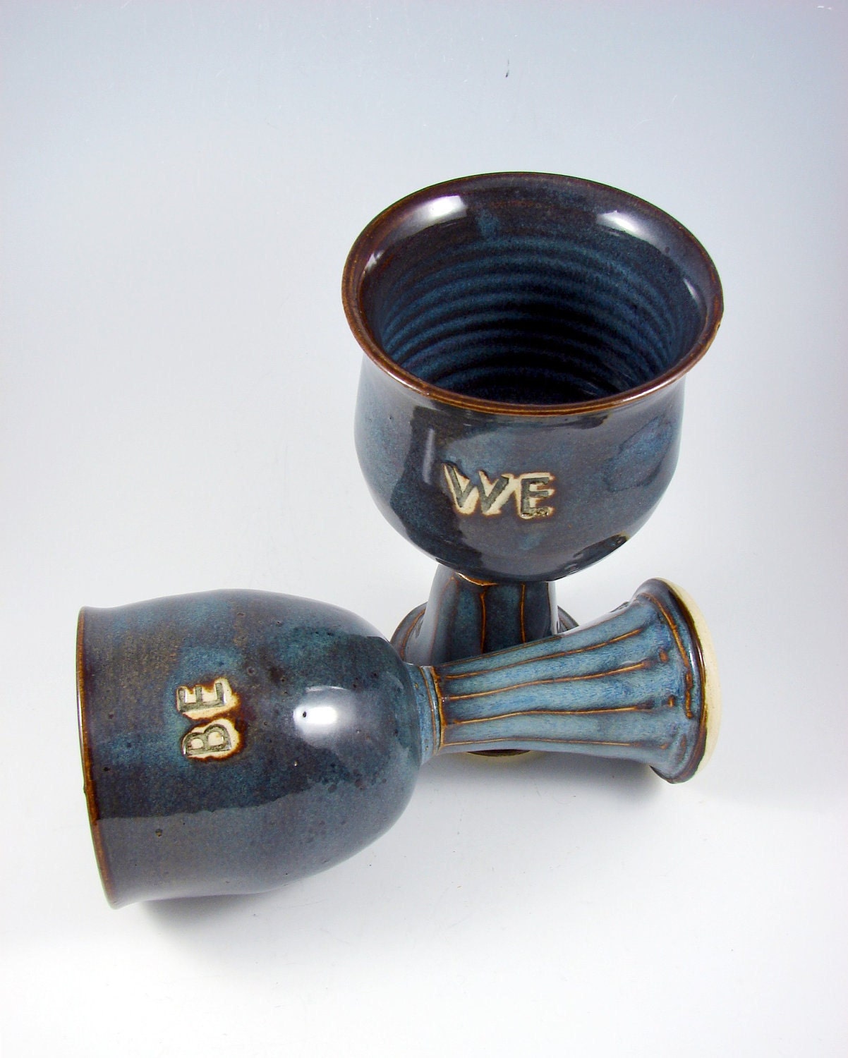 Reserved for Corey / 12 Custom Wine Goblets / Custom and Handmade for You - Wheel Thrown Stoneware Pottery
