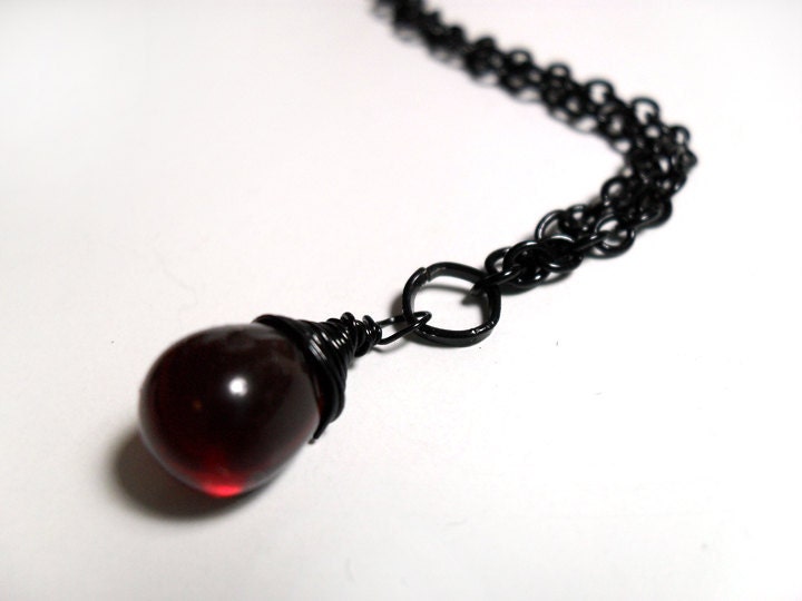 Drop of Blood Necklace - $18.00 Drop of Blood Necklace - $18.00
