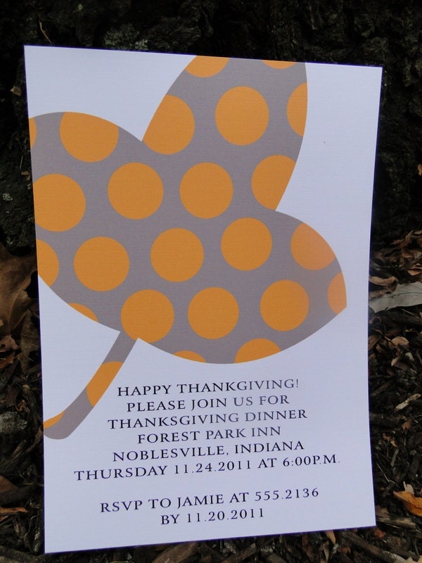 Thanksgiving Invitation (set of 10)