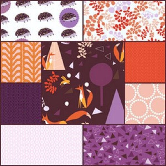 Twin Size Quilt, Rag, Outfoxed, boy / girl, ALL NATURAL, fresh modern handmade children