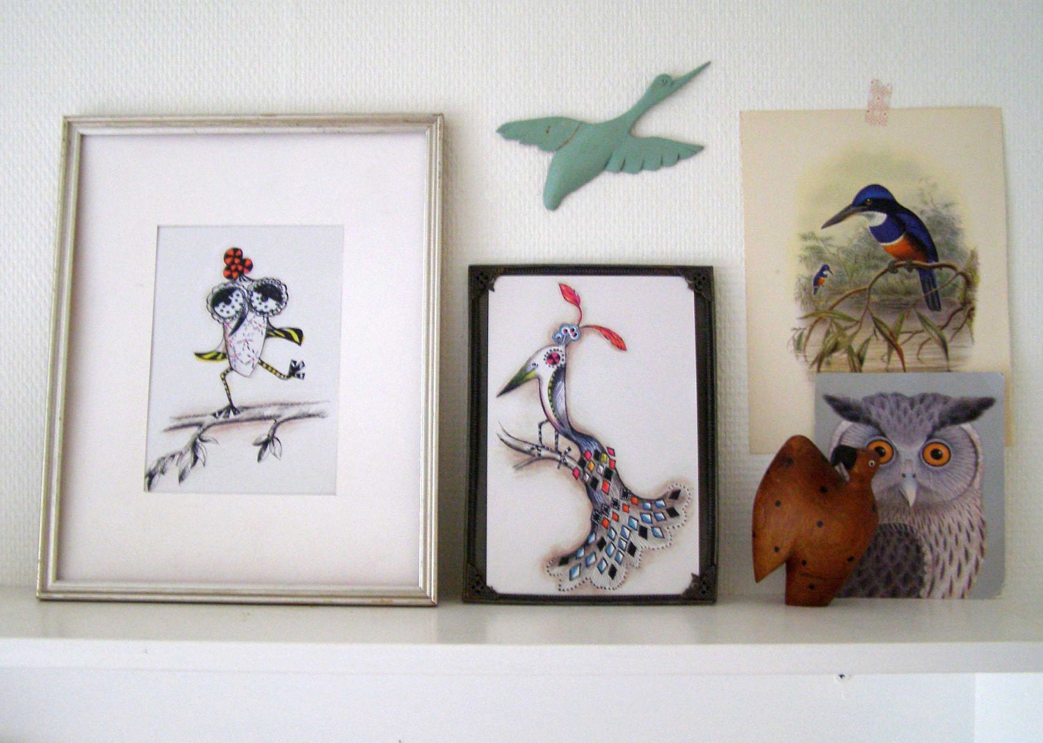 5 Graphic Bird, Postcards 21.5 x 13.7cm