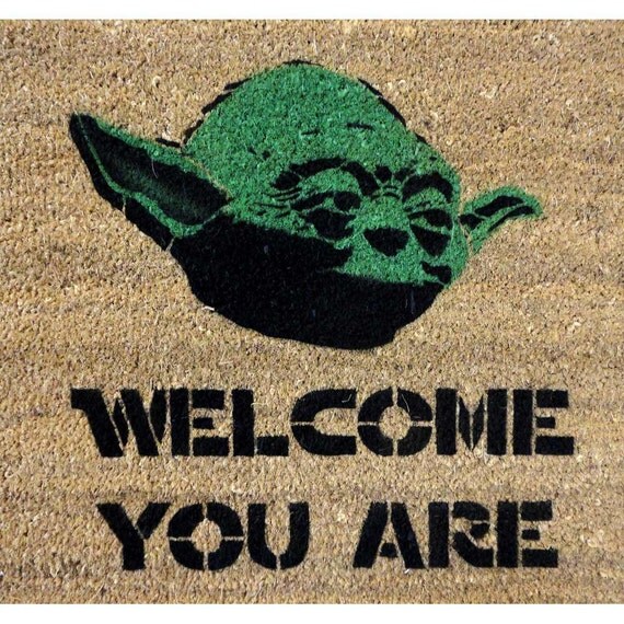 Star Wars Yoda doormat welcome you are mat christmas gifts under 50