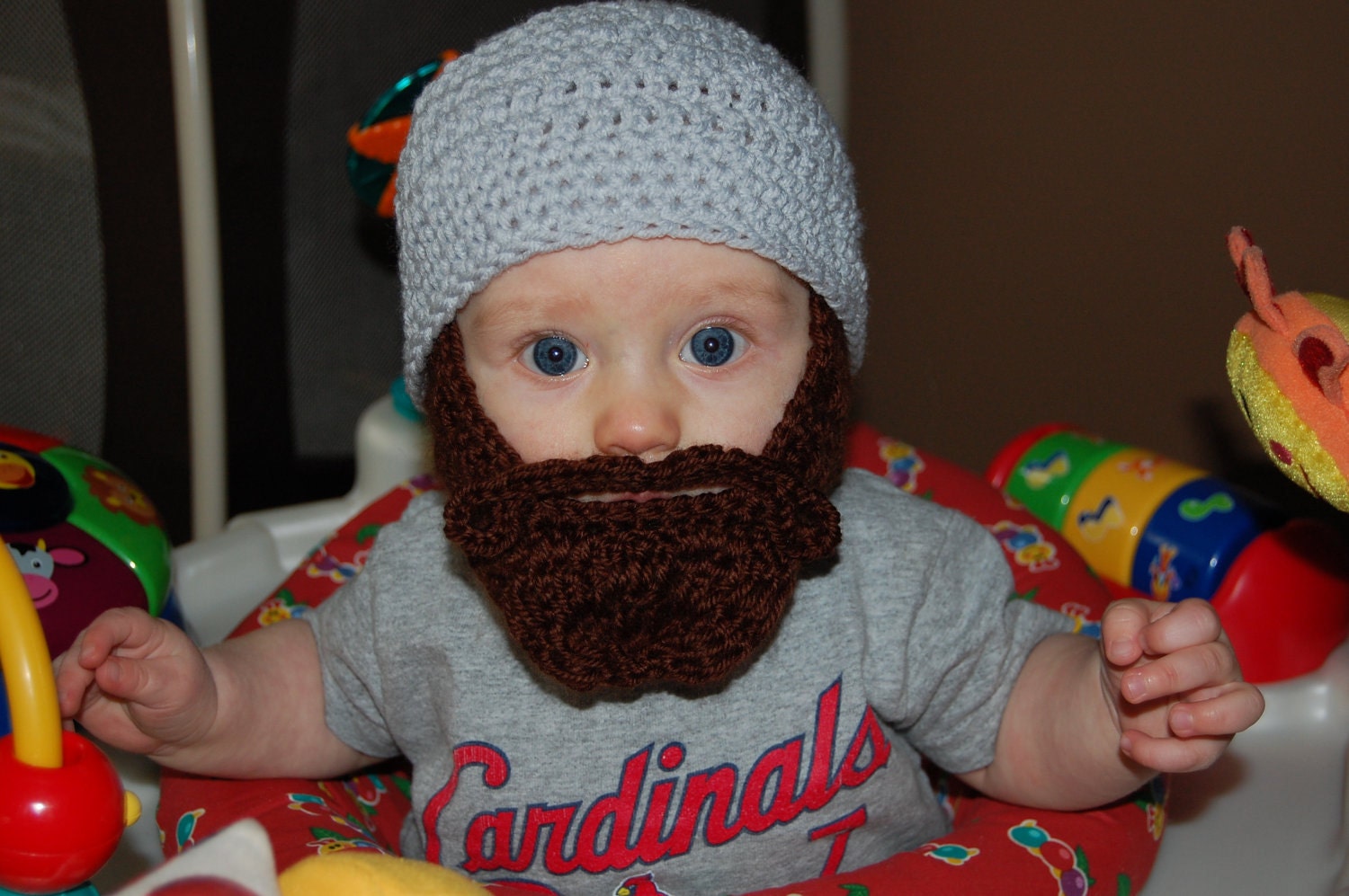 6 to 12 Months Baby Beard Beanie
