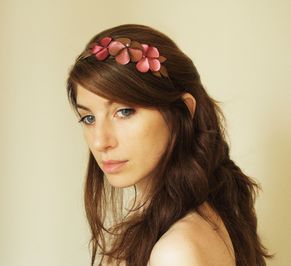 Cassiopeia - Rose floral headband