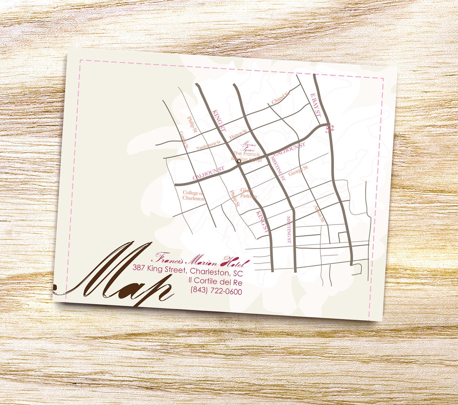 direction cards for wedding invitations template