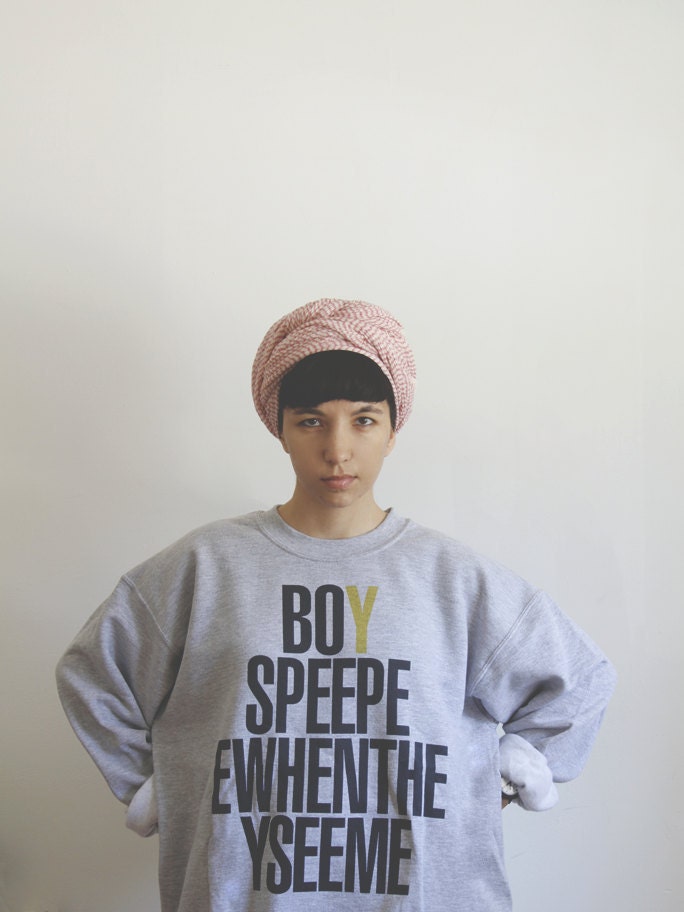 Boys Pee Pee When They See Me Sweatshirt