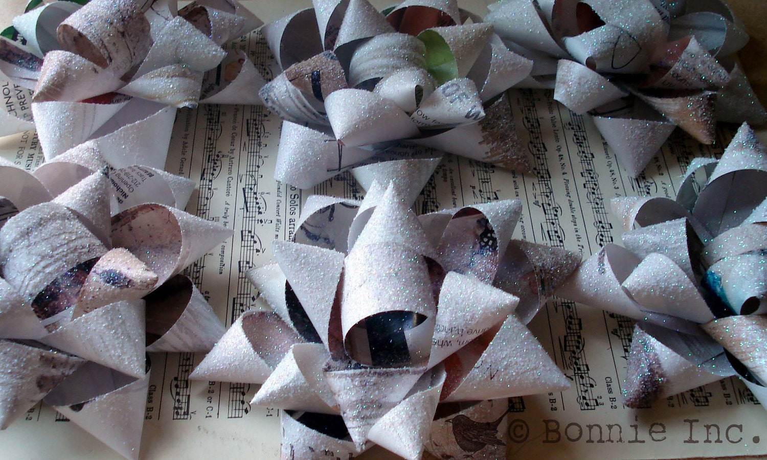 HANDMADE Gift Bows: Set of 6